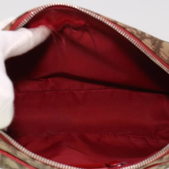 Christian Dior Trotter Canvas Shoulder Bag Rasta Color Brown Auth rd4643 - Picture 10 of 16